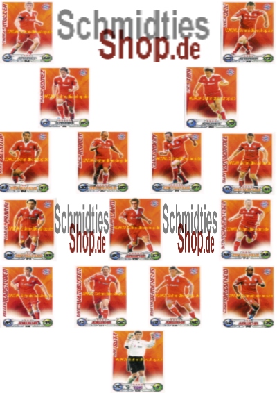 FC Bayern Mnchen - 09/10 - Mannschaft mit 16 Basic Spieler