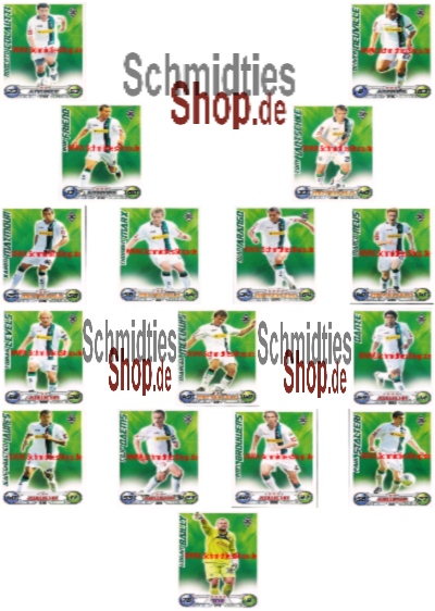 B Mnchengladbach - 09/10 - Mannschaft mit 16 Basic Spieler