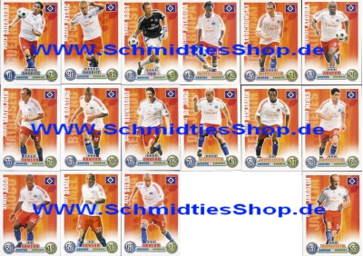 Hamburger SV - 08/09 - Mannschaft mit 16 Basic Spieler