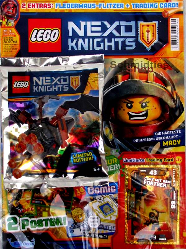 LEGO® Nexo Knights Magazin mit Zubehör Nr.09/16 November