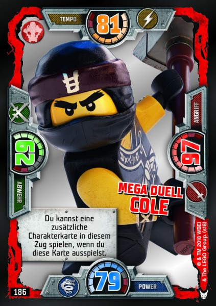 LEGONINJAGO Mega Helden - 186 - Mega Duell Cole