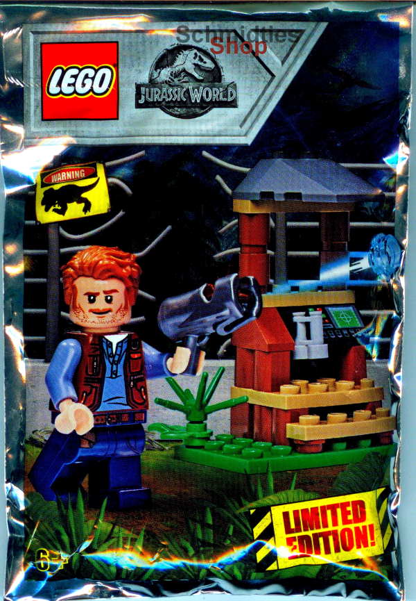 LEGO Jurassic World Polybag: Owen mit Beobachtungsposten