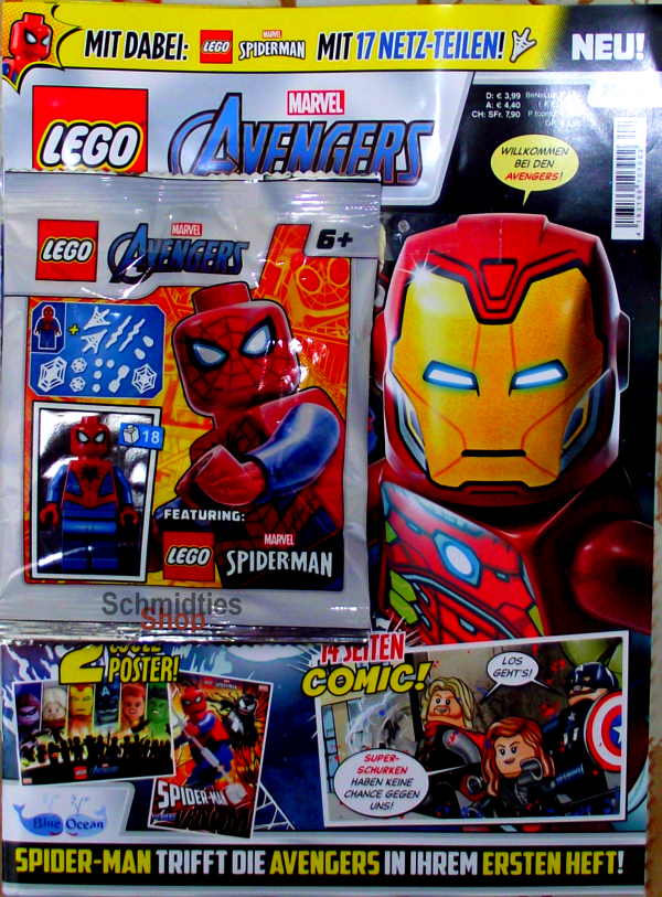 LEGO® Marvel Avengers Magazin mit Zubehör Nr.01-20