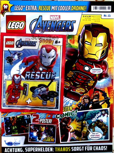 LEGO® Marvel Avengers Magazin mit Zubehör Nr.15-23