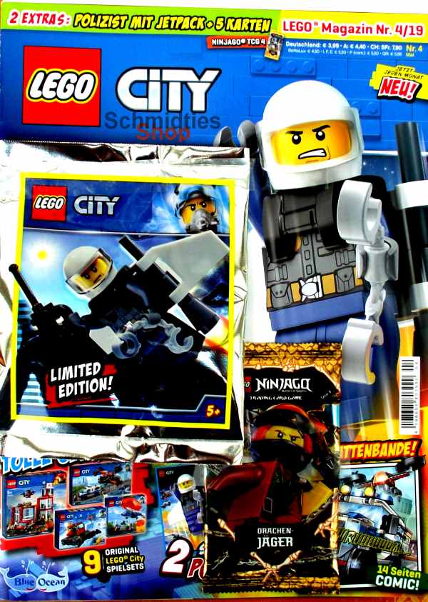 LEGO® City - mit Polizist & Raketenruck Zubehör Nr.04-19