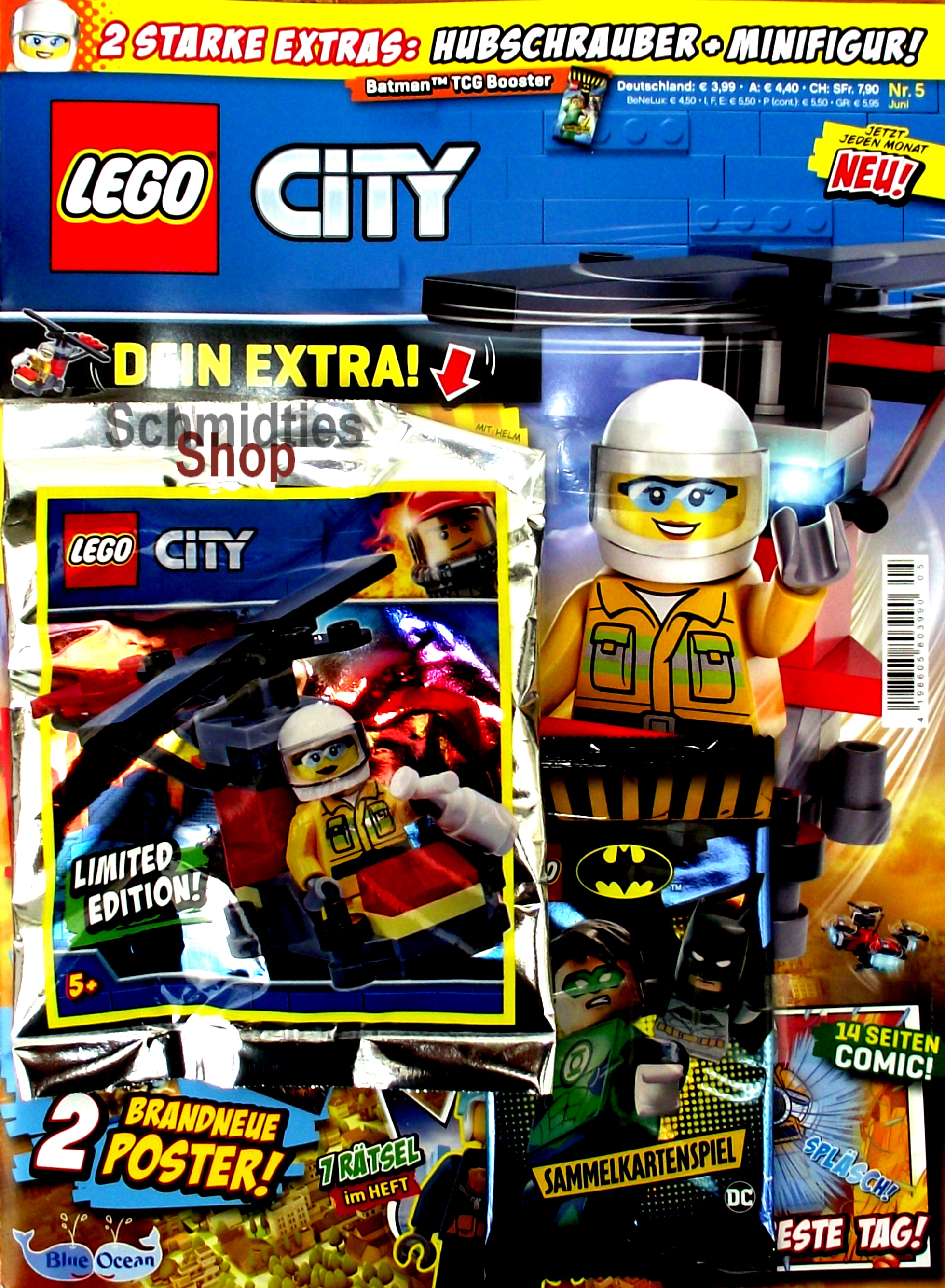 LEGO® City - Nr.05-19 - mit Pilot & Hubschrauber/Feuerlöscher