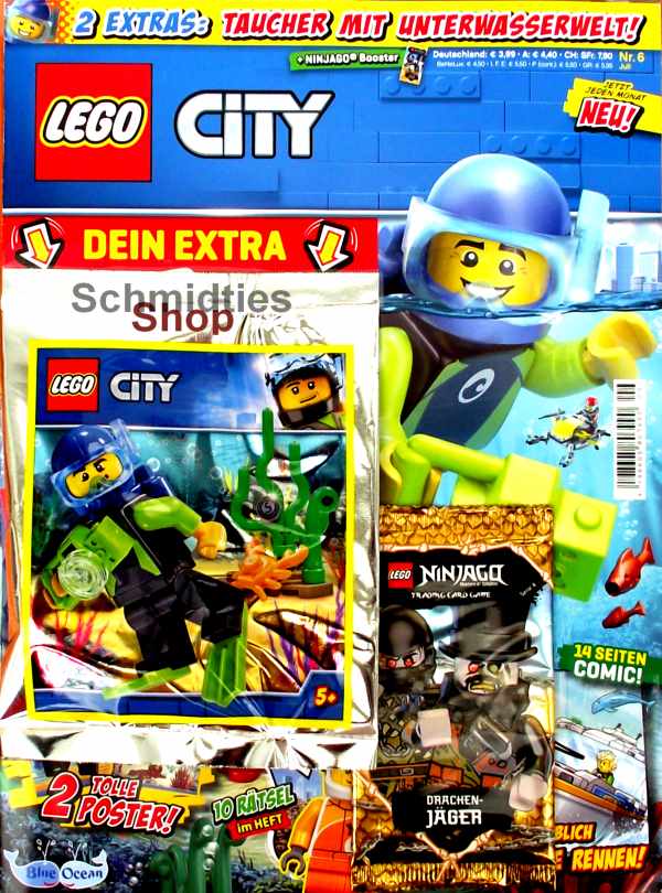 LEGO® City - Nr.06-19 - mit Taucher & Unterwasserwelt