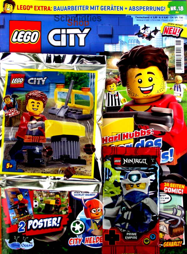 LEGO® City - mit Bauarbeiter & Geräte Nr.18-20
