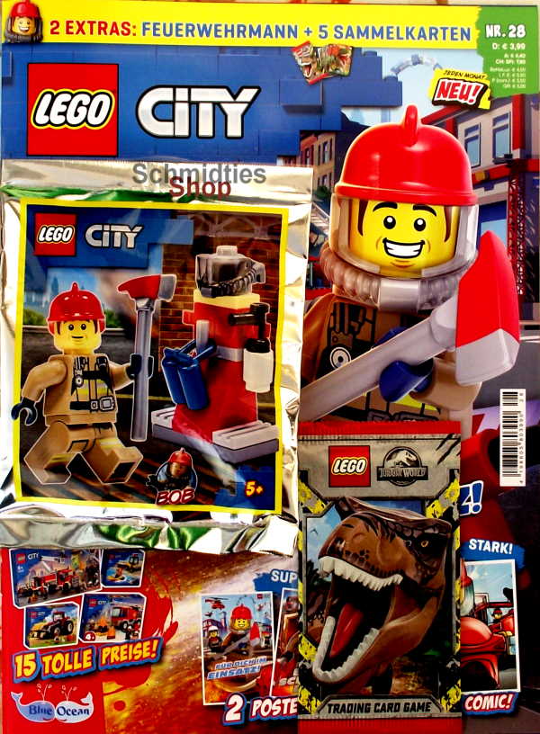LEGO® City - mit Feuerwehrmann mit Ausrüstung Nr.28-21