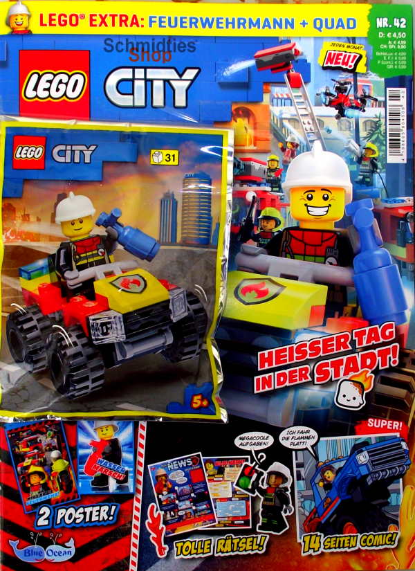 LEGO® City - Nr.42-22 - mit Feuerwehrmann + Quad