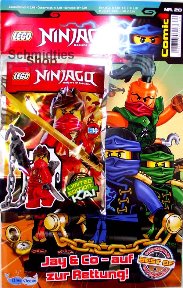LEGO® NINJAGO Comic Nr.20/17 - Jay & Co - auf zur Rettung!