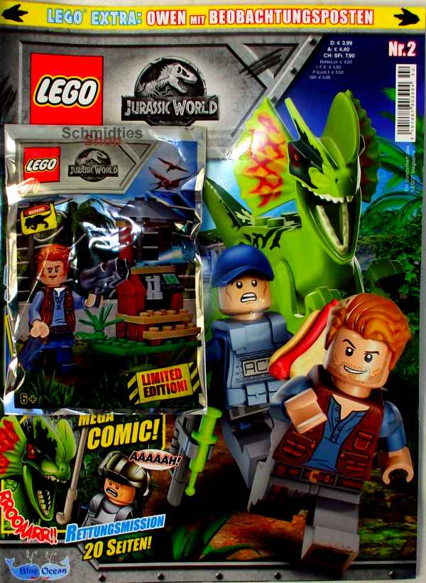 LEGO® Jurassic World Magazin mit Zubehör - Nr.02/18 Sonderheft