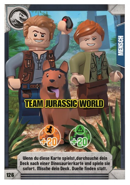 LEGO Jurassic World - Karte 126 - Menschkarte