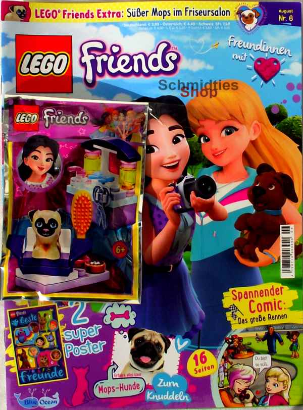 LEGO® Friends Magazin mit Zubehör Nr.06/18 August