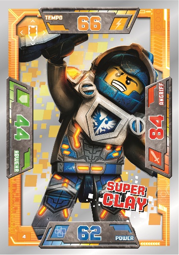 LEGONexo Knights Spezialkarten - 004 - Super Clay