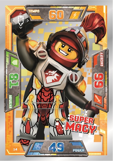 LEGONexo Knights Spezialkarten - 014 - Super Macy