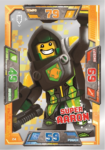 LEGONexo Knights Spezialkarten - 024 - Super Aaron