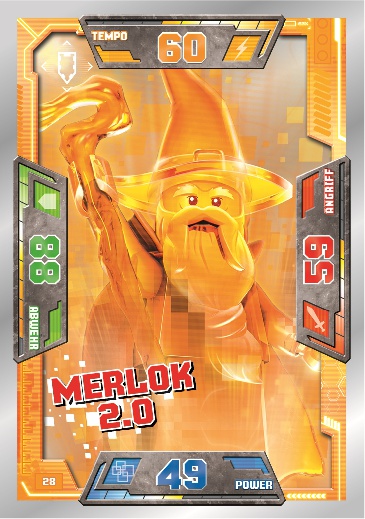 LEGONexo Knights Spezialkarten - 028 - Merlok 2.0