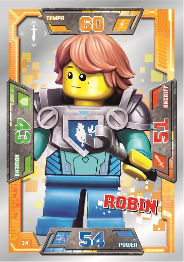 LEGONexo Knights Spezialkarten - 034 - Robin