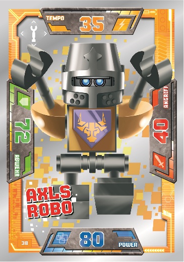 LEGONexo Knights Spezialkarten - 038 - Axls Robo