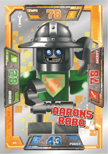 LEGONexo Knights Spezialkarten - 040 - Aarons Robo