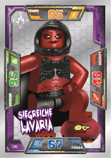 LEGONexo Knights Spezialkarten - 070 - Siegreiche Lavaria