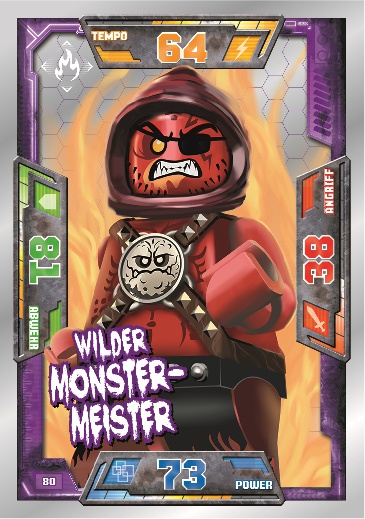 LEGONexo Knights Spezialkarten - 080 - Wilder Monster Meister