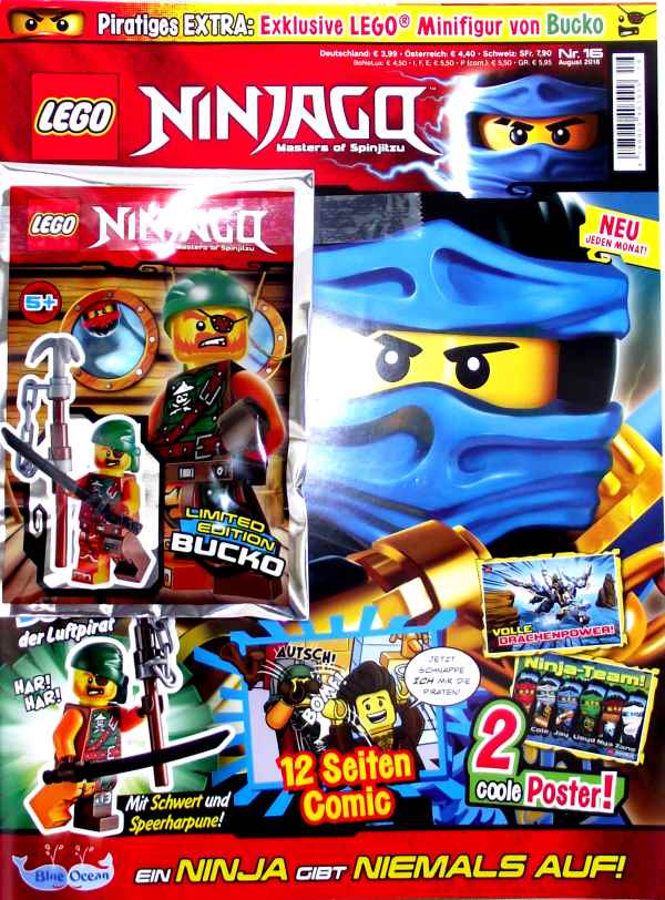 LEGO® NINJAGO Magazin mit Zubehör Nr.16/16 August