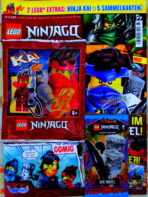 LEGO® NINJAGO Magazin mit Zubehör Nr.77/21 Juli