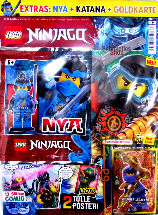 LEGO® NINJAGO Magazin mit Zubehör Nr.83/21 Dezember