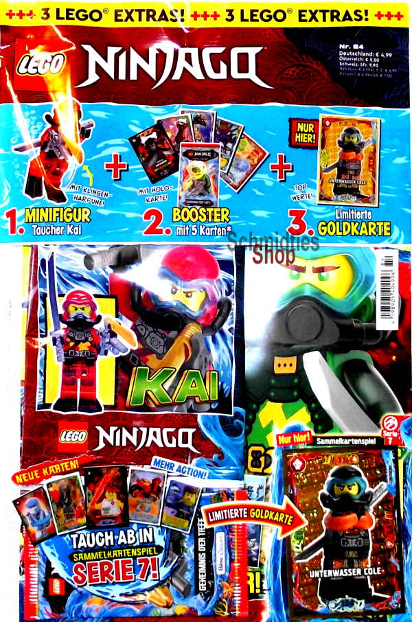 LEGO® NINJAGO Magazin mit Zubehör Nr.84/22 Januar