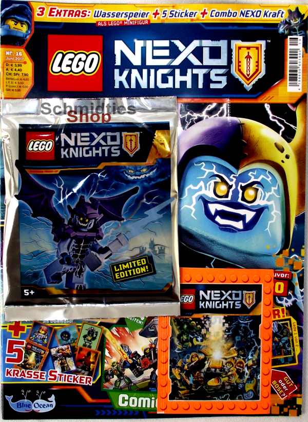 LEGO® Nexo Knights Magazin mit Zubehör Nr.16/17 Juni