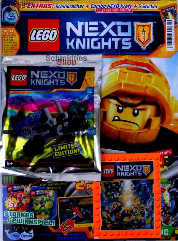 LEGO® Nexo Knights Magazin mit Zubehör Nr.19/17 September