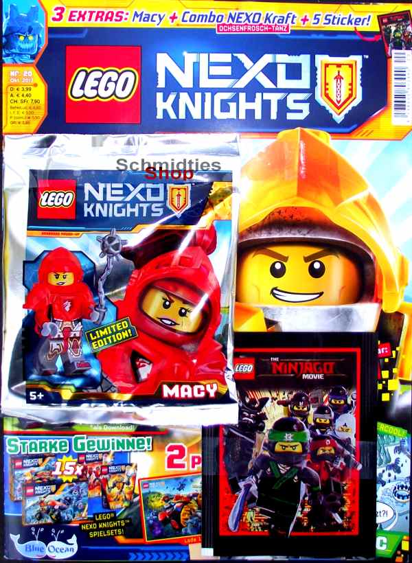 LEGO® Nexo Knights Magazin mit Zubehör Nr.20/17 Oktober