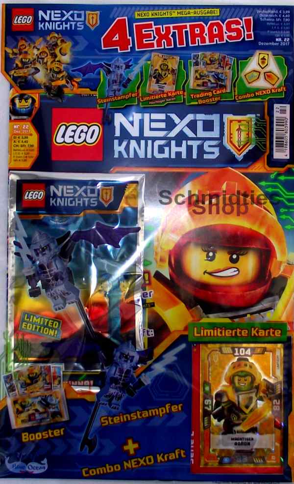 LEGO® Nexo Knights Magazin mit Zubehör Nr.22/17 Dezember