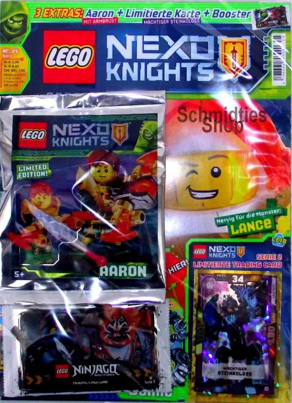 LEGO® Nexo Knights Magazin mit Zubehör Nr.25/18 März