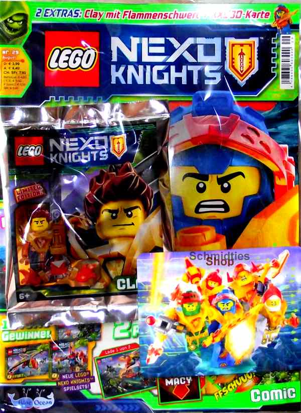 LEGO® Nexo Knights Magazin mit Zubehör Nr.29/18 August