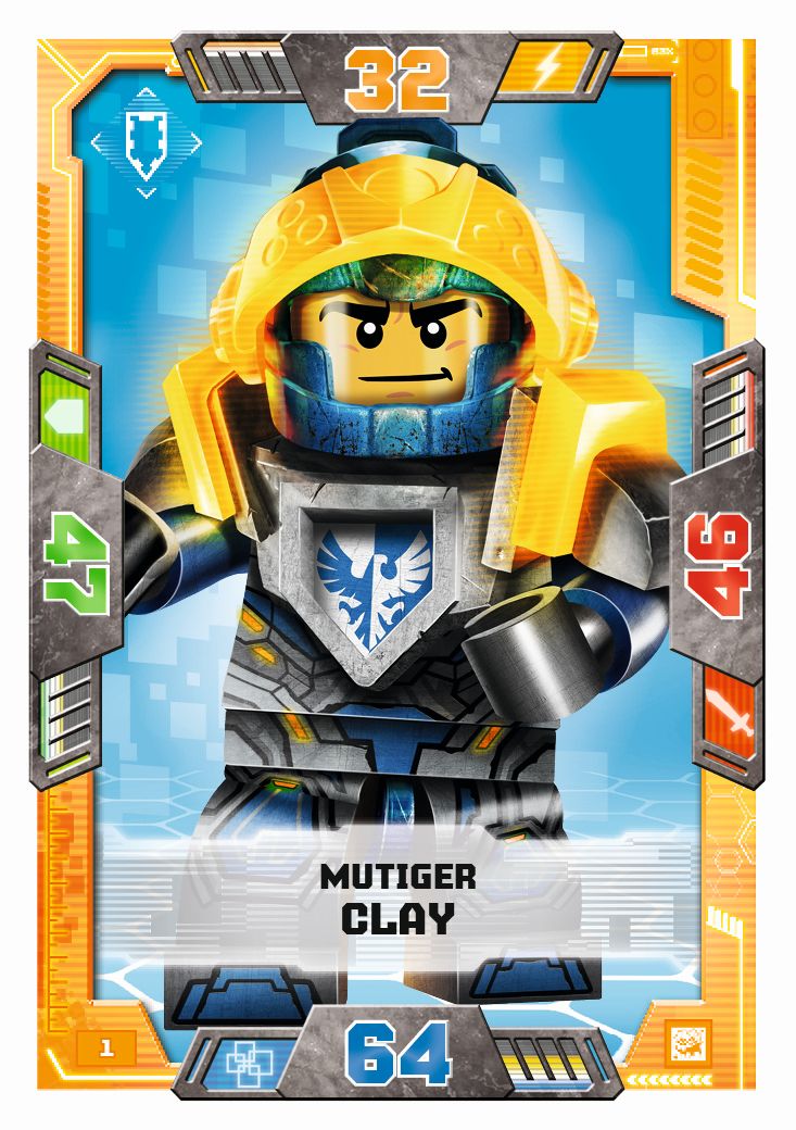 LEGONexo Knights Serie 2 - Helden - 001 - Mutiger Clay