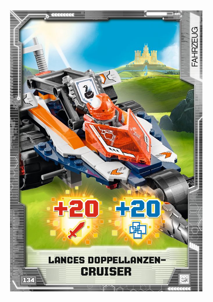 LEGONexo Knights Serie 2 - Fahrzeug Karte - 134
