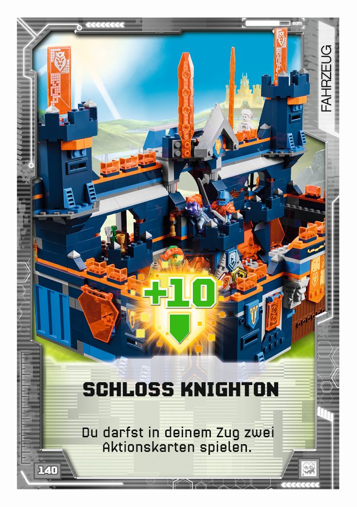 LEGONexo Knights Serie 2 - Fahrzeug Karte - 140