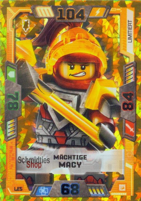 LEGO NEXO KNIGHTS - Serie 2 - 1 x Limitierte Goldkarte LE-05