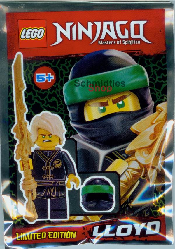 LEGO® NINJAGO™- Lloyd Nr.2 mit 2 Schwerter & Maske (Limitiert)