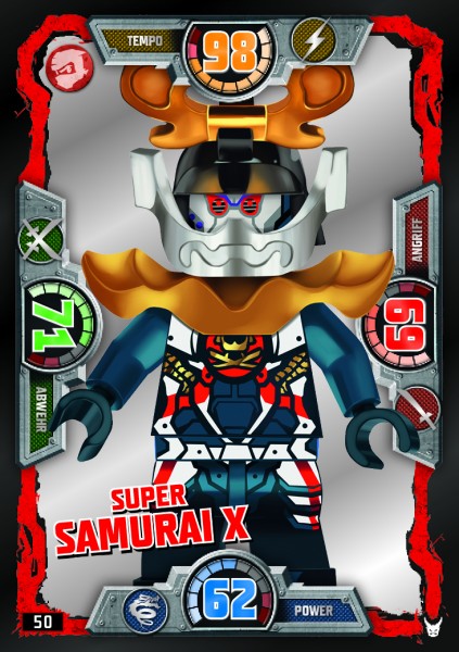 LEGONINJAGO Spezialkarte Helden - 050 - Super Samurai X