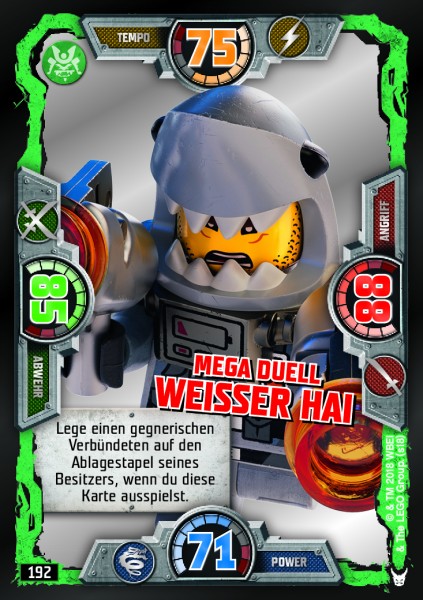 LEGONINJAGO Mega Schurken - 192 - Mega Duell Weisser Hai
