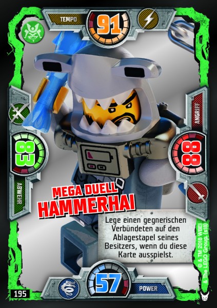 LEGONINJAGO Mega Schurken - 195 - Mega Duell Hammerhai