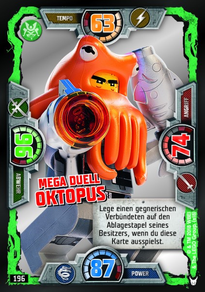 LEGONINJAGO Mega Schurken - 196 - Mega Duell Oktopus