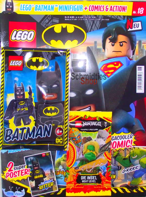 LEGO® Batman Magazin mit Minifigur Batman Nr.18/21
