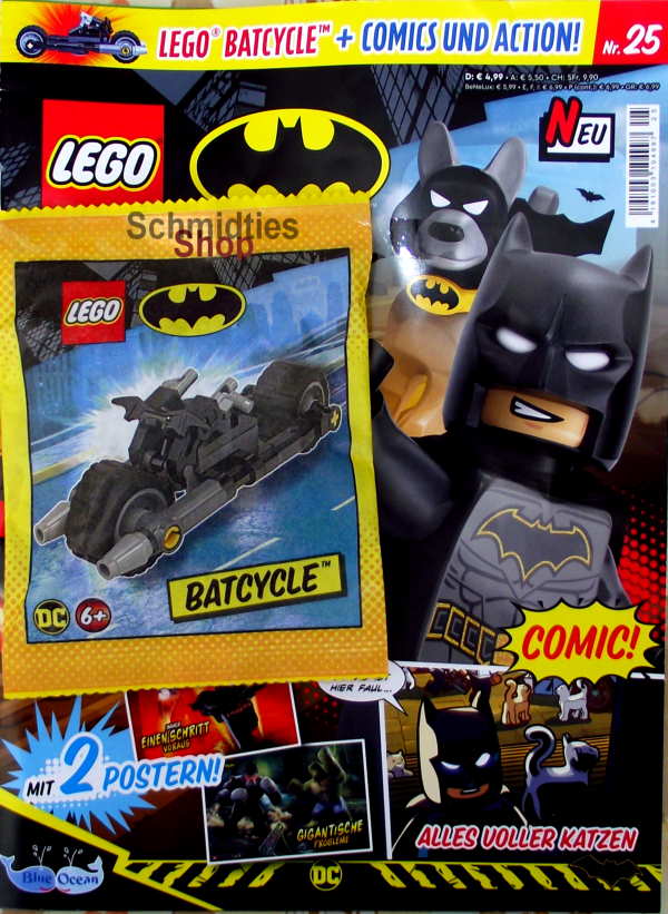 LEGO® Batman Magazin Nr.25/23 mit Batcycle
