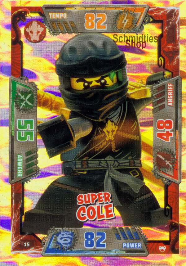 LEGONINJAGO Spezialkarten - 015 - Super Cole