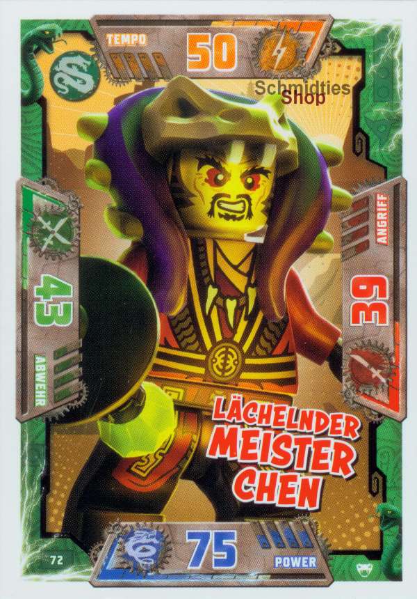 LEGONINJAGO Schurken - 072 - Lchelnder Meister Chen